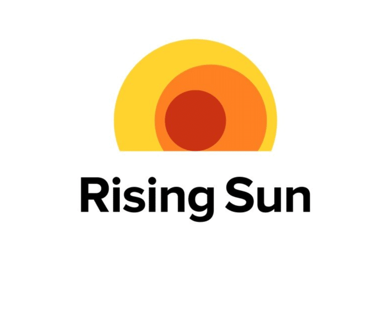 rising sun logo 768x613