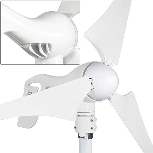 Pikasola Wind Turbine Generator 12V 400W with a 30A Hybrid Charge ...