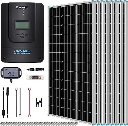 thumbnail image 2 of Rv Solar Power Kit Renogy 400W Solar Panel Starter Kit - 12V Monocrystalline With 40A MPPT Charge Controller Off-grid Solar Power 2 of 12