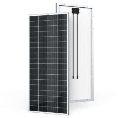 MEGA 200 Watt Monocrystalline Solar Panel | Best 24V Panel for RVs and Off-Grid | 25-Year Output Warranty | UL Certified