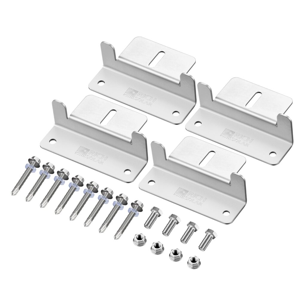 Z Rashed Hardware Mounting Hardware Z Brackets - Sienna Solar